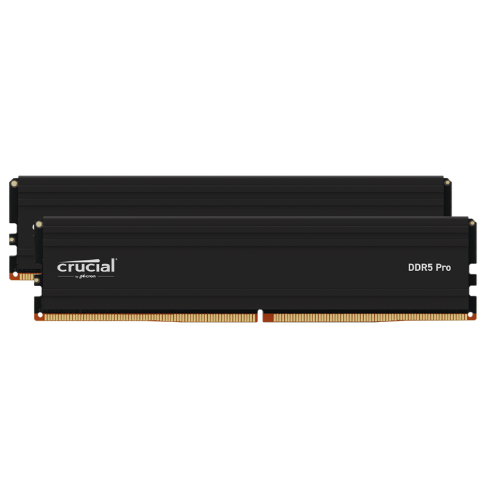 Crucial Pro 128GB Kit (2x64GB) DDR5-5600 UDIMM CL46, 1.1V