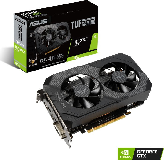 Grafična kartica ASUS GeForce GTX 1650 TUF Gaming OC, 4GB GDDR6, PCI-E 3.0