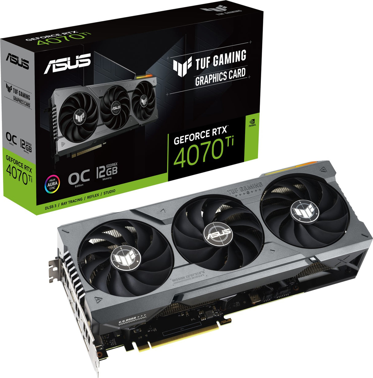 Grafična kartica ASUS TUF GeForce RTX 4070 Ti GAMING OC, 12GB GDDR6X, PCI-E 4.0