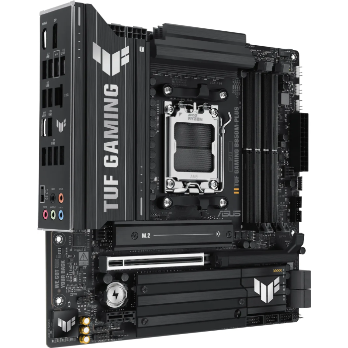 ASUS TUF GAMING B850M-PLUS, DDR5, SATA3, USB3.2Gen2x2, DP, 2.5GbE, AM5 mATX