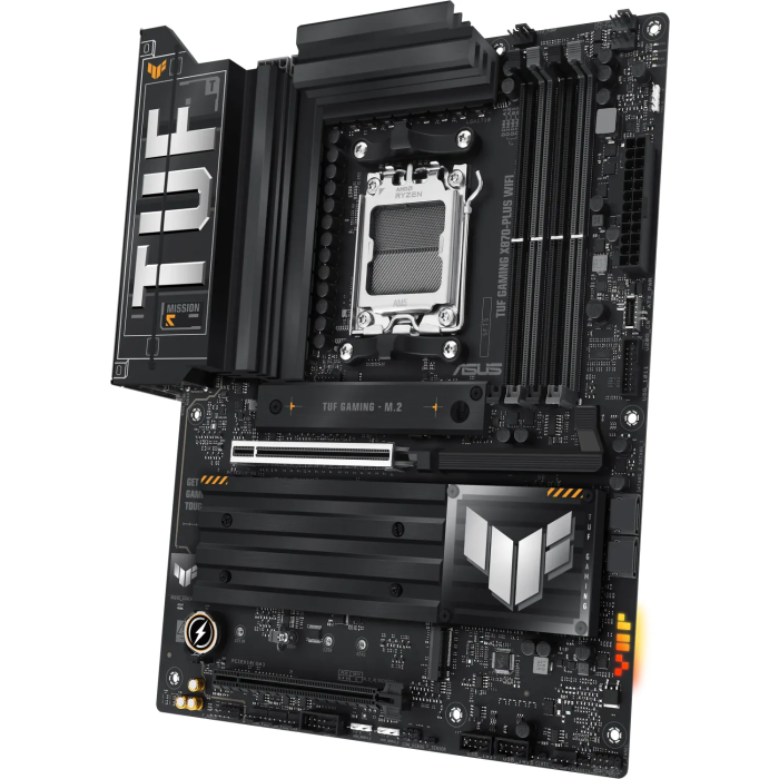 ASUS TUF GAMING X870-PLUS WIFI, DDR5, SATA3, USB3.2Gen2x2, DP, 2.5GbE, WiFi 7, AM5 ATX
