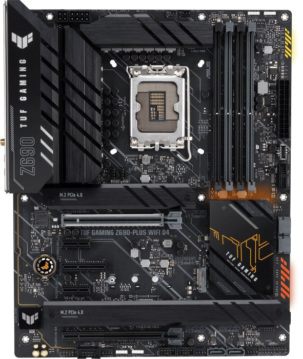 ASUS TUF GAMING Z690-PLUS WIFI D4, DDR4, SATA3, USB3.2Gen2x2, DP, 2.5Gb LAN, WiFi, LGA1700 ATX