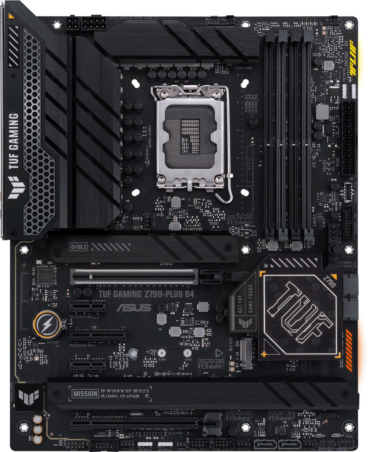 ASUS TUF GAMING Z790-PLUS D4, DDR4, SATA3, USB3.2Gen2x2, DP, 2.5GbE, LGA1700 ATX