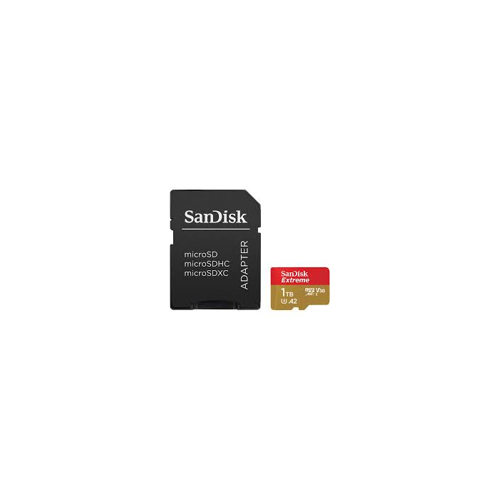 SanDisk 1TB Extreme microSDXC UHS-I spominska kartica z adapterjem