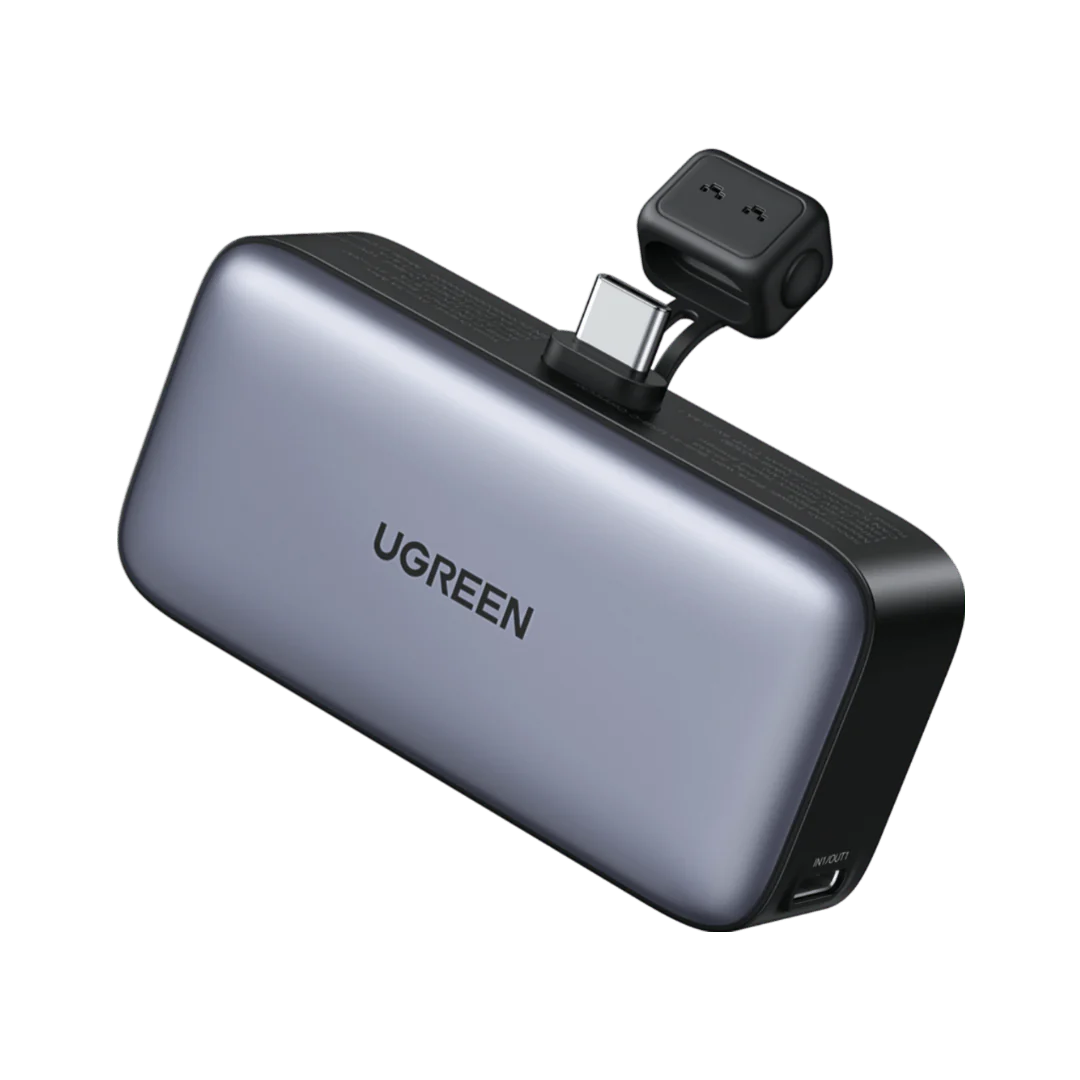 Ugreen 5000mAh 22,5W USB-C polnilna baterija z vgrajenim USB-C priključkom in LED zaslonom