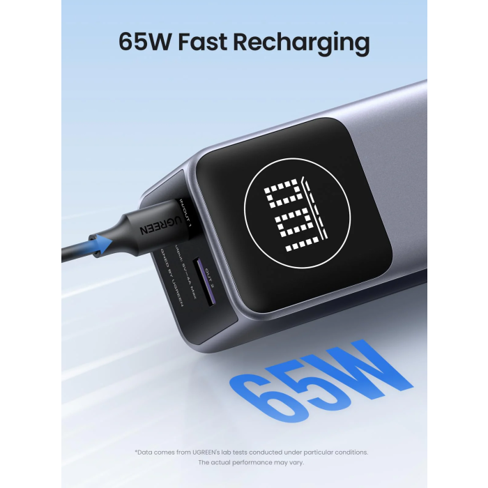 Ugreen prenosna polnilna baterija 12.000mAh, 100W, ODPRTA EMBALAŽA!