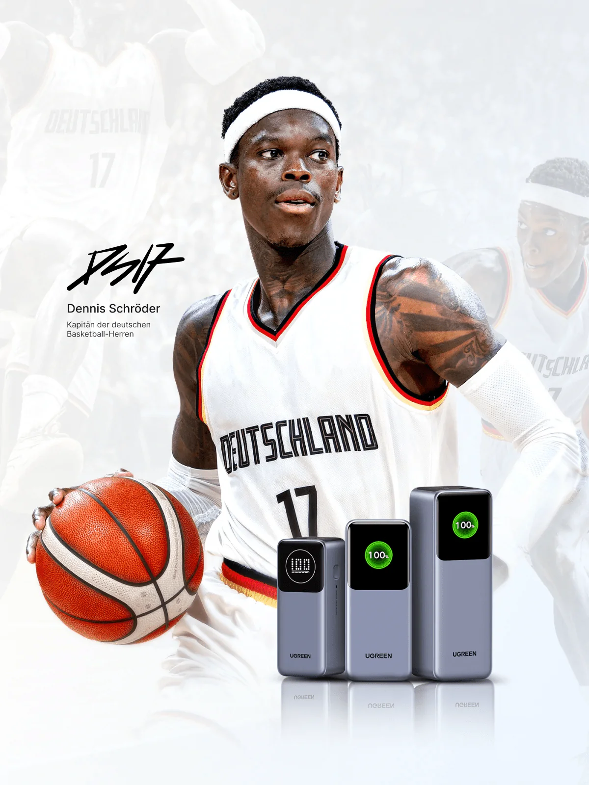 Ugreen prenosna polnilna baterija 25.000mAh, 200W s pametnim digitalnim zaslonom