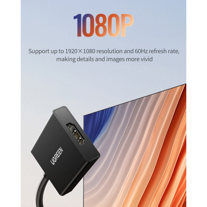 Ugreen VGA na HDMI adapter 1080P