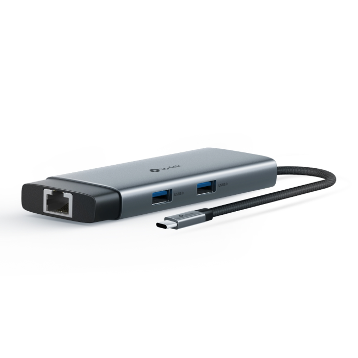 TP-LINK UH6120C 6-v-1 USB-C HUB priklopna postaja z 4K HDMI, Gigabit Ethernet in 100 W Power Delivery