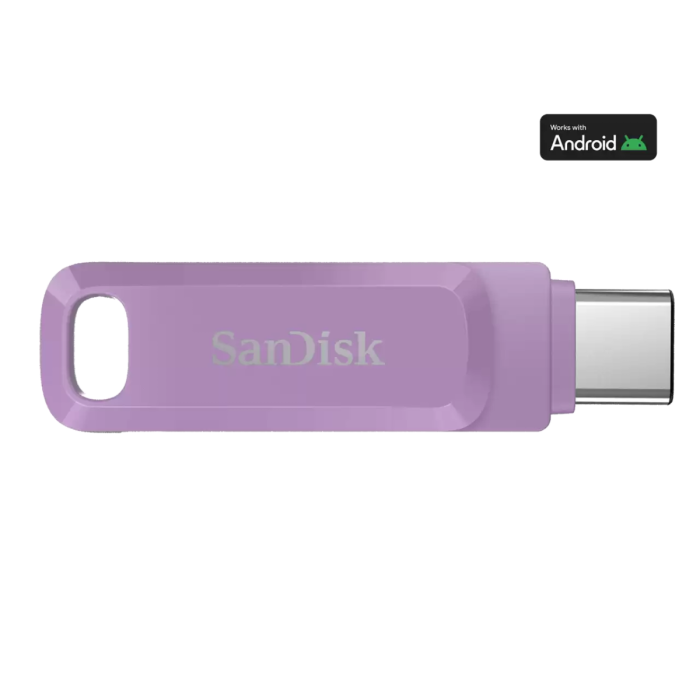 SanDisk 1TB Ultra Dual Drive Go USB-C/A 3.2 USB ključ (vijoličen)