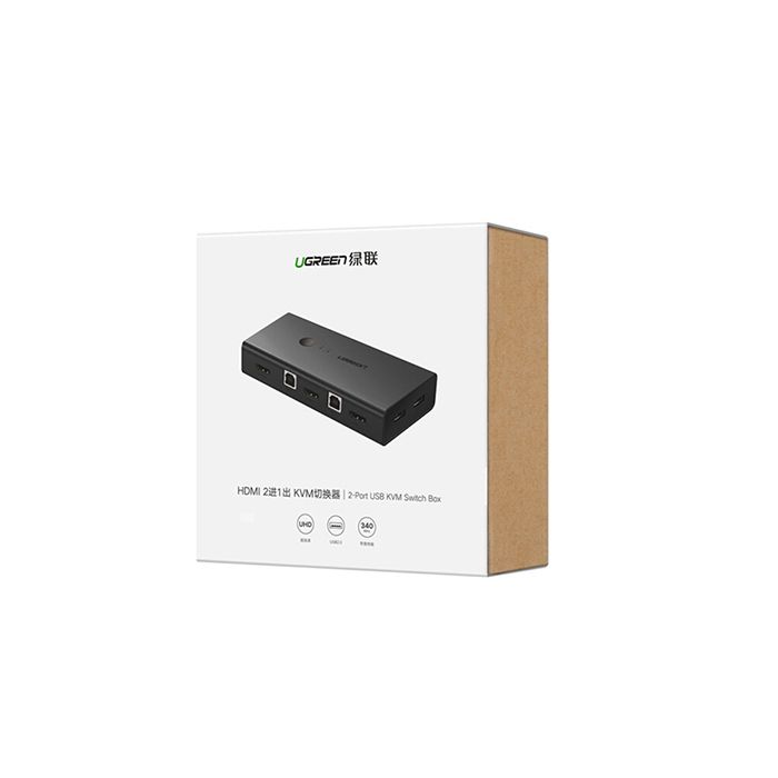 Ugreen HDMI 2x1 KVM Stikalo - box