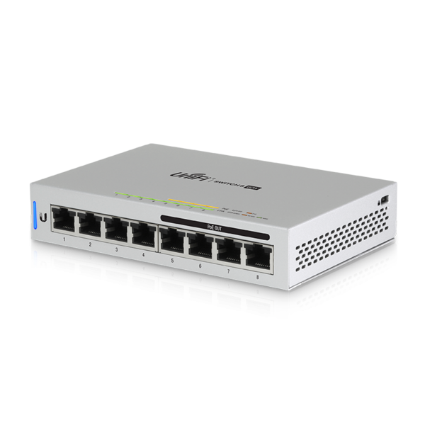 Ubiquiti mrežno stikalo 8 port, 4 × POE gigabit