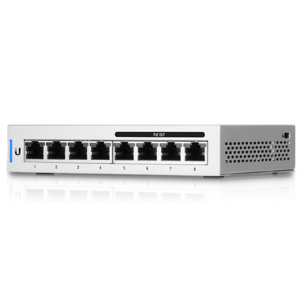 Ubiquiti mrežno stikalo 8 port, 4 × POE gigabit