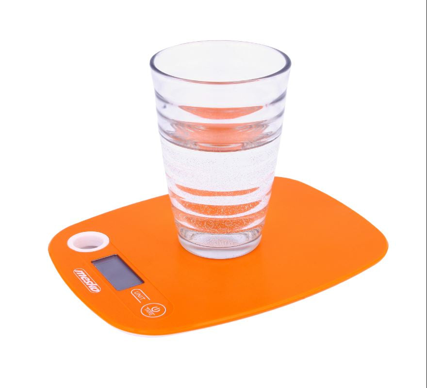 Mesko zmogljiva kuhinjska tehtnica MS3159 oranžna