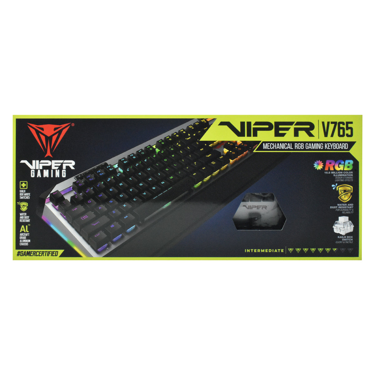 Patriot Viper V765 RGB mehanska tipkovnica - ANG