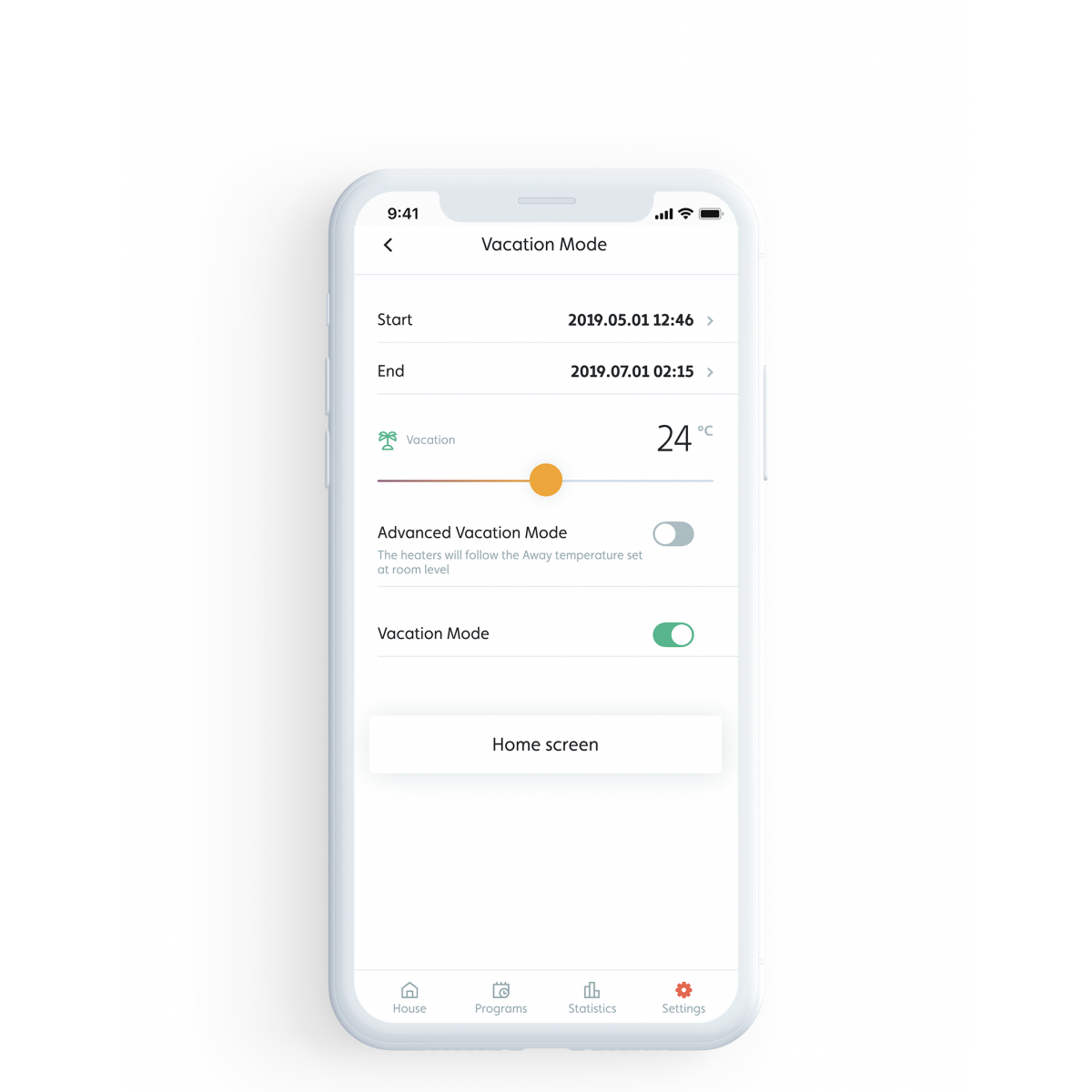 MILL panelni konvekcijski radiator Wi-Fi 1000W steklo GL1000WIFI3