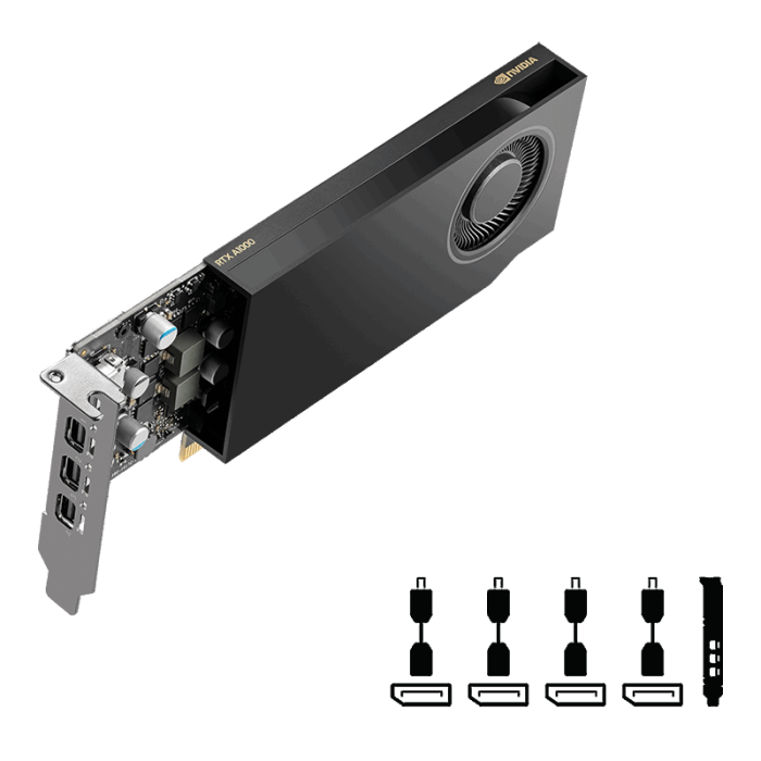Grafična kartica PNY Nvidia RTX A1000 8B GDDR6 PCI-E 4.0