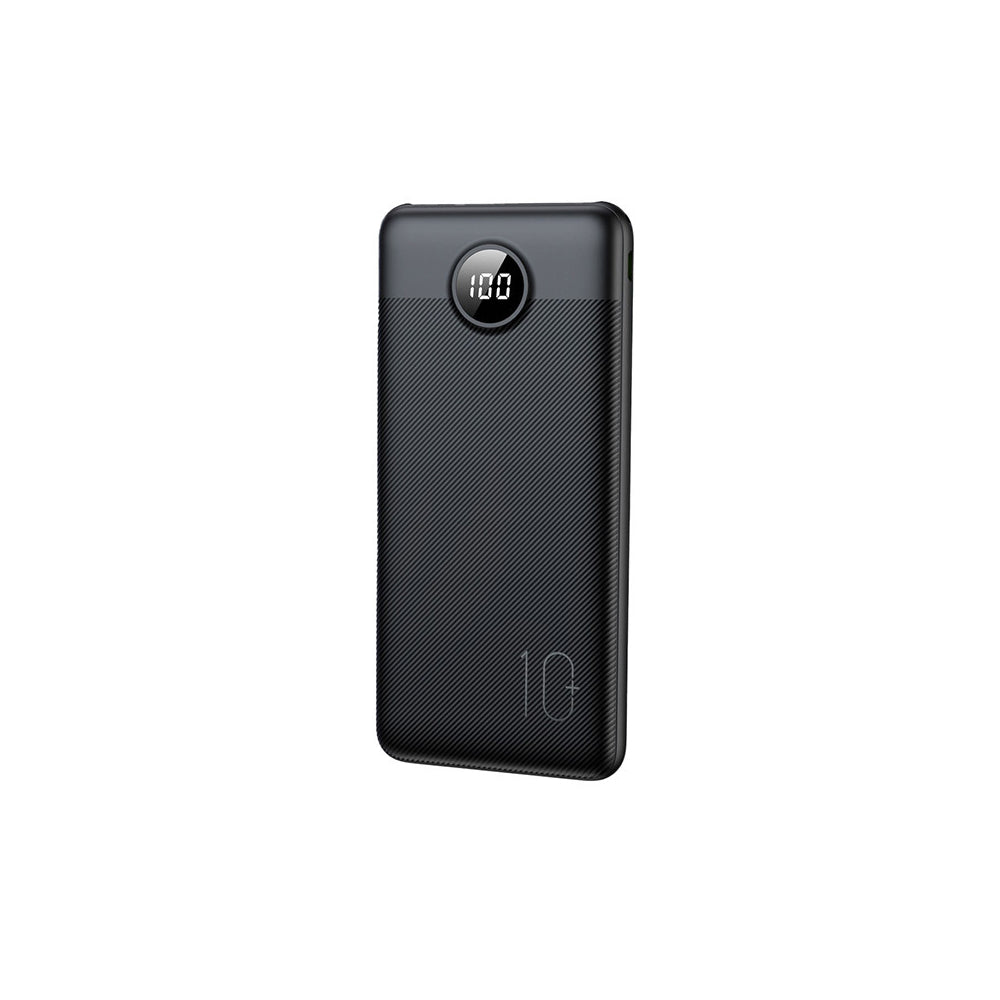 VEGER L10S PowerBank 10.000 mAh LCD, črn