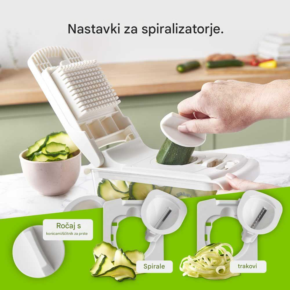 VonShef Večnamenski rezalnik in spiralizator za zelenjavo