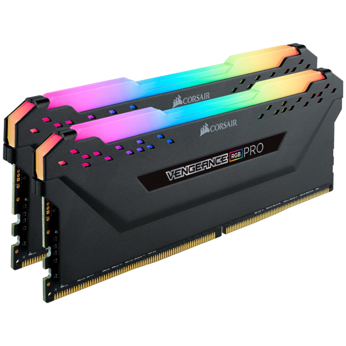 Corsair VENGEANCE RGB PRO 32GB (2x16GB) DDR4 DRAM 3600MHz CL18, 1.35V