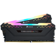 Corsair VENGEANCE RGB PRO 32GB (2x16GB) DDR4 DRAM 3600MHz CL18, 1.35V