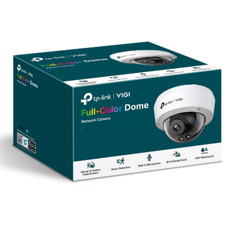 TP-LINK VIGI 5MP Full-Color Dome mrežna kamera (do 2880 × 1620 H.265+ 30fps)
