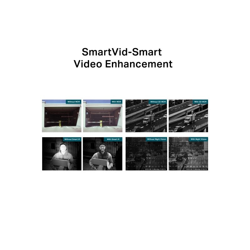 TP-LINK VIGI 3MP zunanja IR Bullet 6mm mrežna kamera (do 2304 × 1296 H.265+ 25fps)