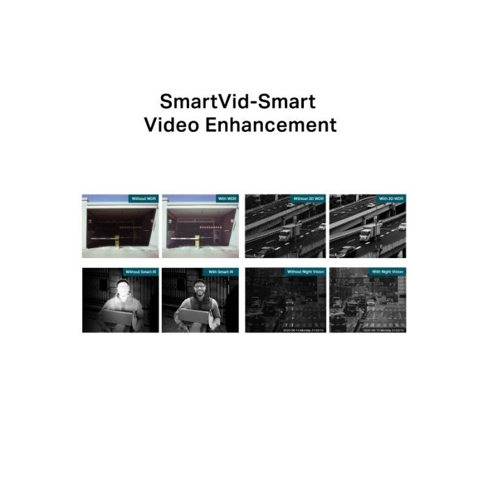 TP-LINK VIGI 3MP zunanja IR Bullet 6mm mrežna kamera (do 2304 × 1296 H.265+ 25fps)