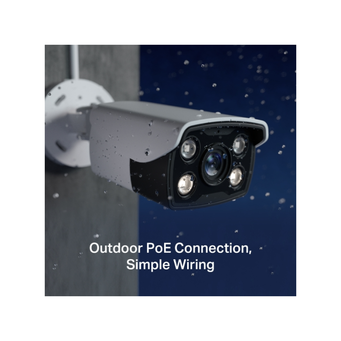 TP-LINK VIGI 4MP zunanja Full-Color Bullet mrežna kamera (do 2560 × 1440 H.265+ 30fps)