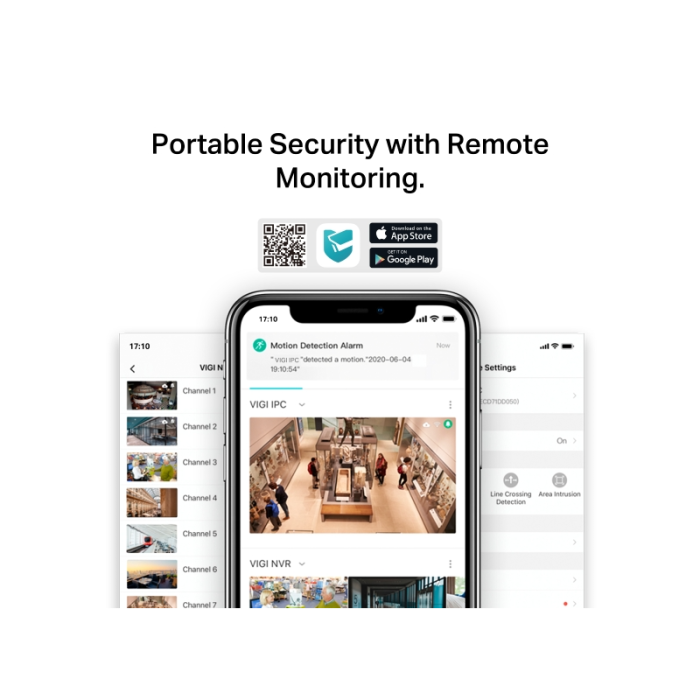 TP-LINK VIGI 4MP zunanja Full-Color Bullet mrežna kamera (do 2560 × 1440 H.265+ 30fps)