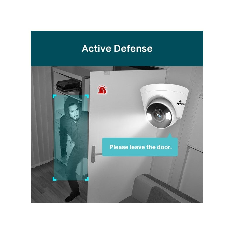 TP-LINK VIGI 4MP Full-Color Turret mrežna kamera (do 2560X1440 H.265+ 30fps)