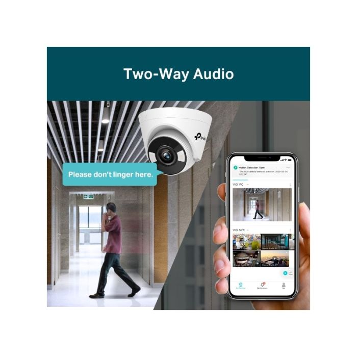 TP-LINK VIGI 4MP Full-Color Turret mrežna kamera (do 2560X1440 H.265+ 30fps)