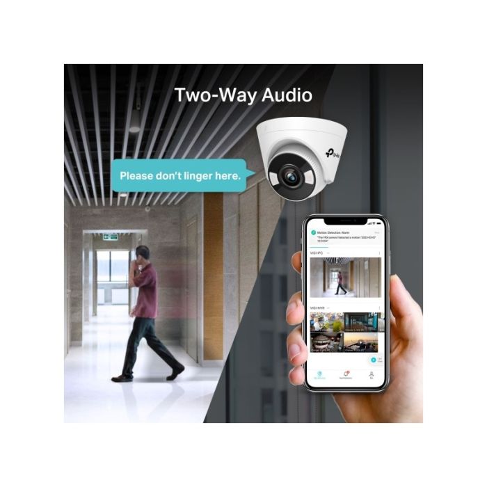 TP-LINK VIGI 4MP Full-Color Wi-Fi Turret mrežna kamera (do 2560X1440 H.265+ 30fps)