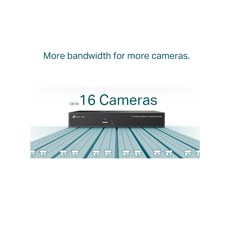 TP-LINK VIGI 16-kanalni mrežni video snemalnik 24/7