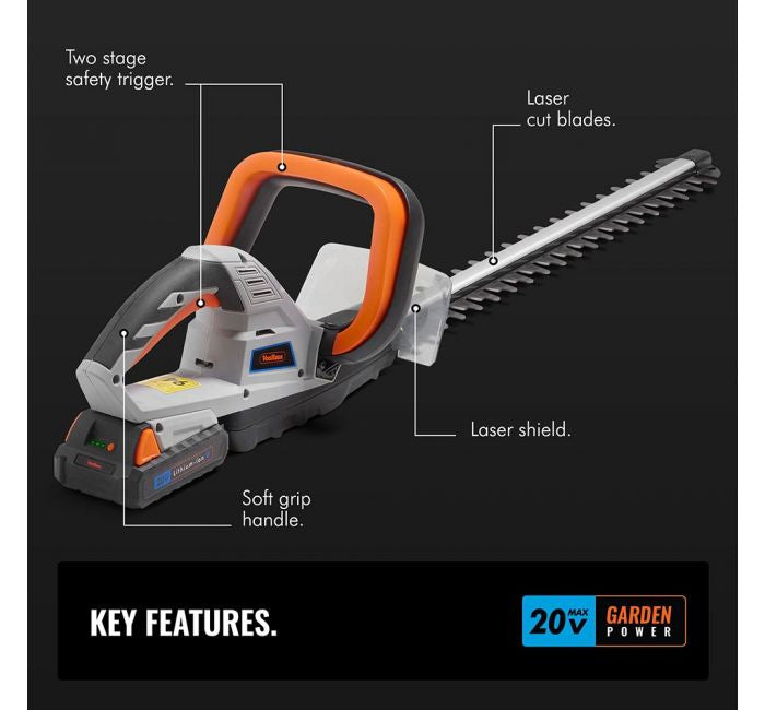 VonHaus akumulatorske škarje za grmičevje G-Series