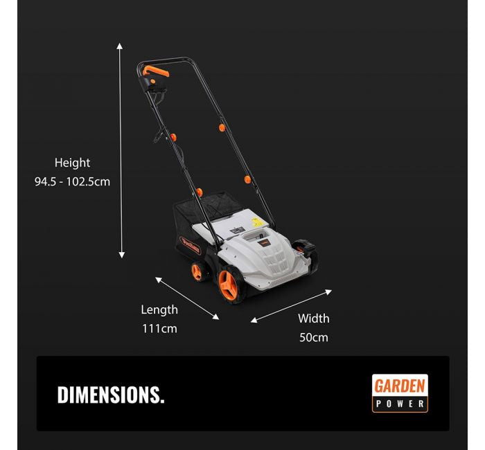 VonHaus električni prezračevalnik/prekopalnik trate 1500W