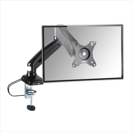 VonHaus enojni namizni nosilec do diagonale 27'', 1 x USB 3.0, plinska vzmet