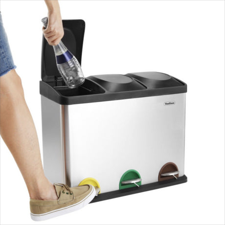 VonHaus koš za ločevanje odpadkov 45L