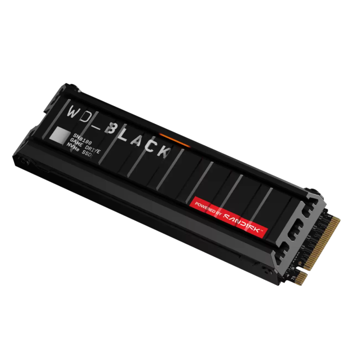 SanDisk 2TB WD Black SN8100 M.2 2280 PCI-e 5.0 NVMe 2.0 SSD disk s hladilnikom