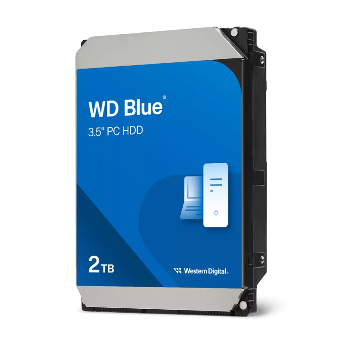 WD 2TB Blue 3,5" SATA 6Gb/s 7200rpm 256MB HDD disk