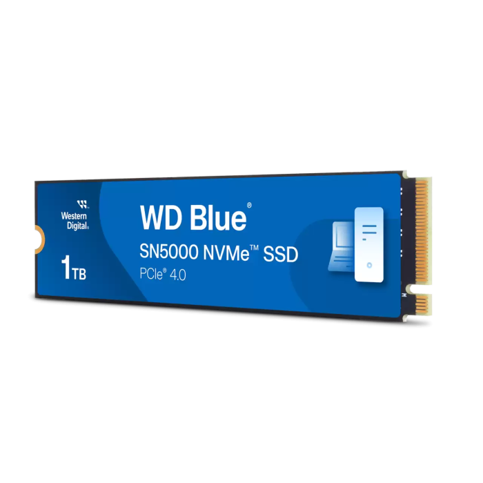 WD 1TB Blue SN5000 M.2 2280 PCI-e 4.0 NVMe 1.4 SSD disk