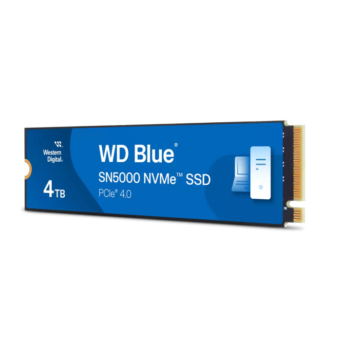 WD 4TB Blue SN5000 M.2 2280 PCI-e 4.0 NVMe 1.4 SSD disk