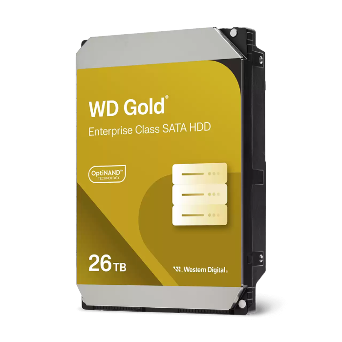 WD 26TB Gold 3,5" SATA 6Gb/s 7200rpm 512MB HDD disk