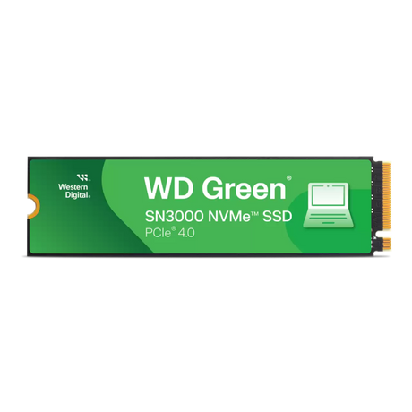 WD 1TB Green SN3000 M.2 2280 PCI-e 4.0 NVMe 1.4 SSD disk