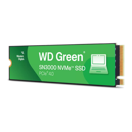 WD 1TB Green SN3000 M.2 2280 PCI-e 4.0 NVMe 1.4 SSD disk