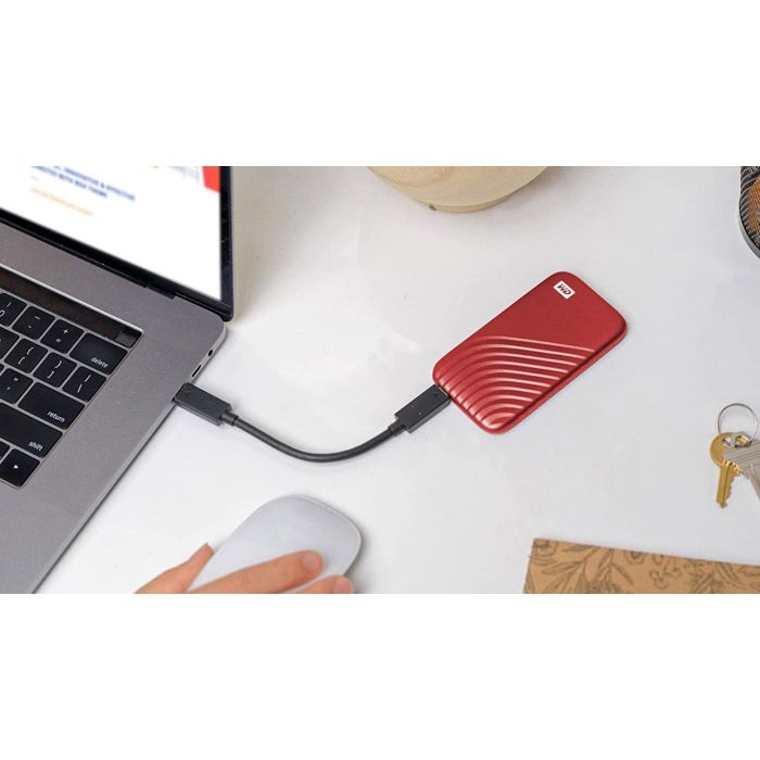 SanDisk 2TB My Passport SSD Red NVMe USB 3.2 zunanji SSD disk