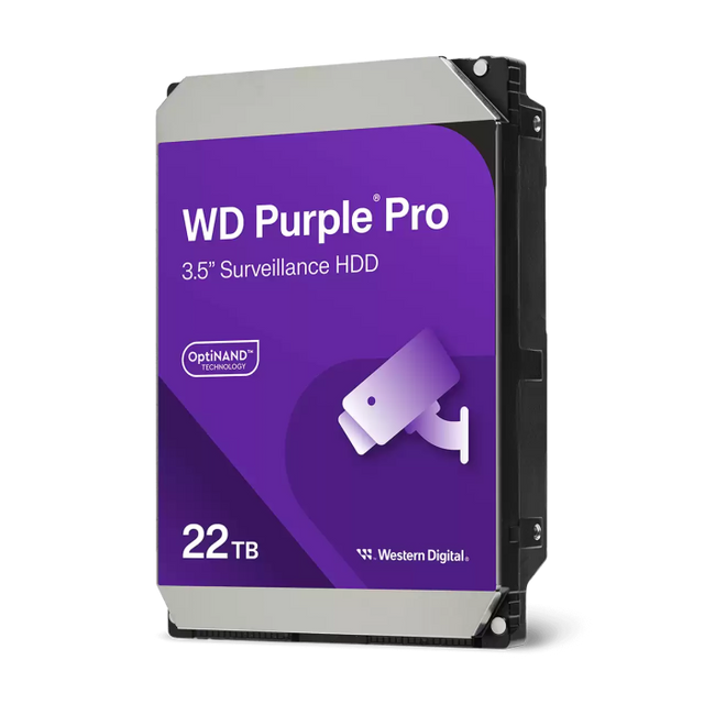 WD 22TB Purple Pro 3,5" SATA 6Gb/s 7200rpm 512MB HDD disk