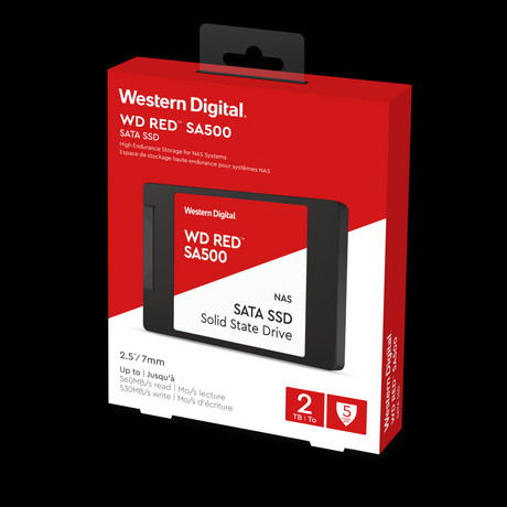 WD 2TB SSD RED 3D NAND 6,35(2,5") SATA3