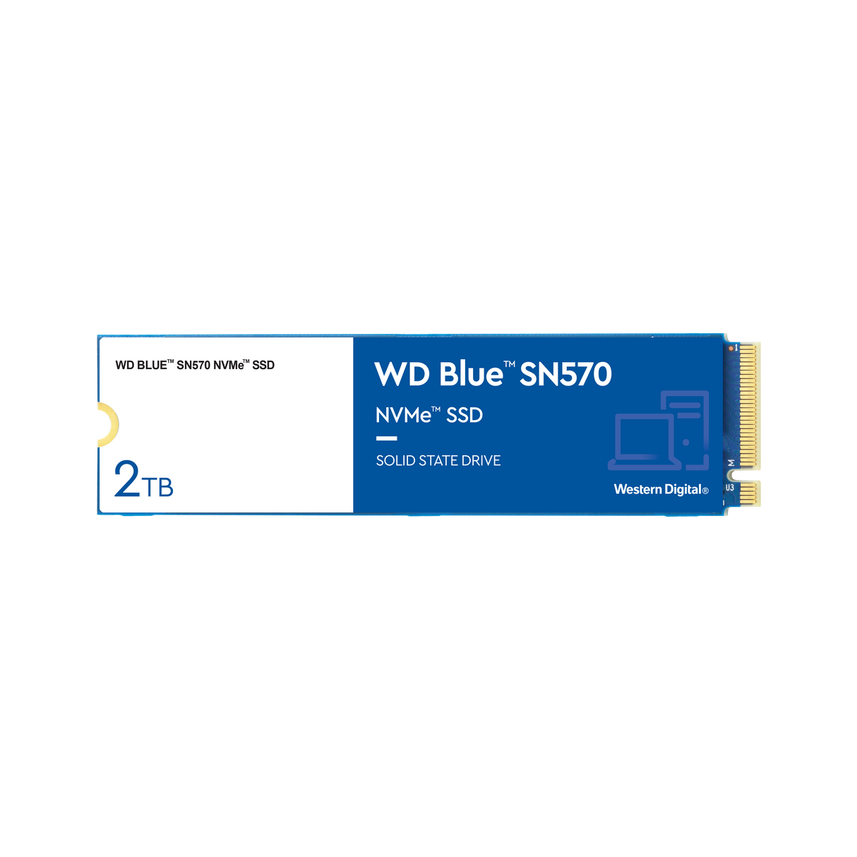 WD 2TB SSD BLUE SN570 3D M.2 2280 NVMe