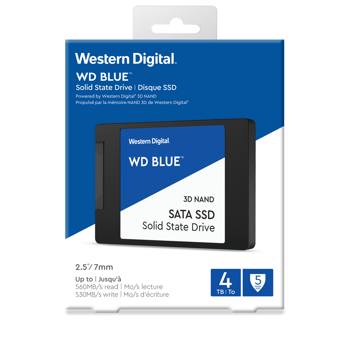 WD 4TB SSD BLUE 3D NAND 6,35(2,5") SATA3